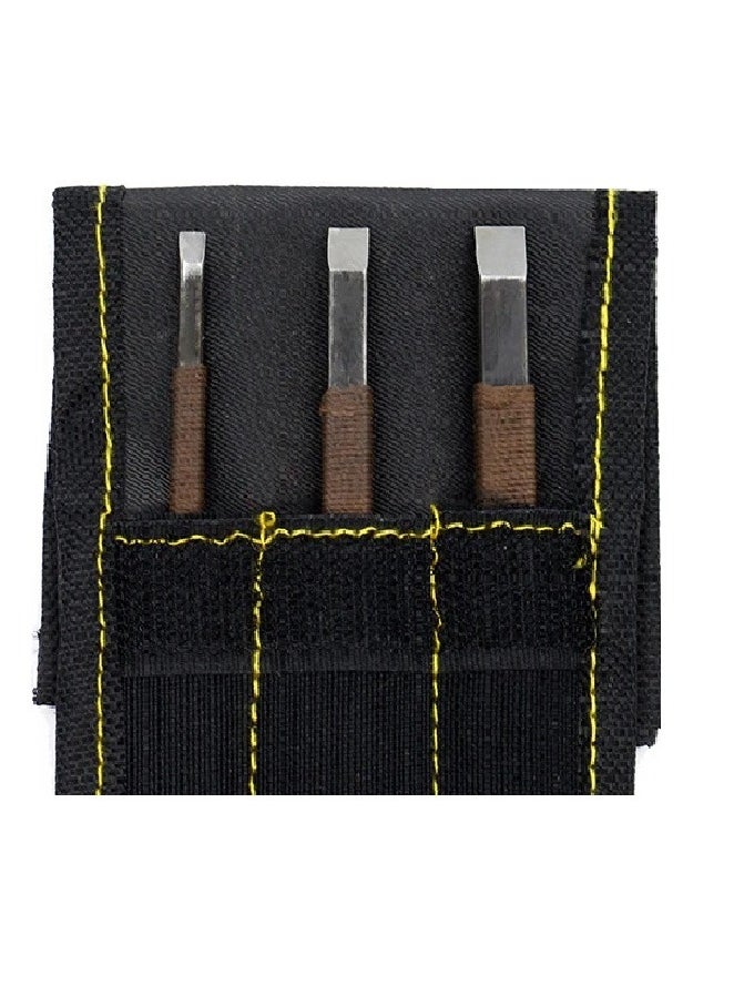 Rubik 3 Pieces/Set Wood Carving Chisels Tool Knife, Woodworking Hand Tools Craft Kit  - Image 4