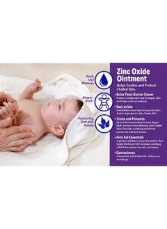 Globe Zinc Oxide Ointment 20%; 2 Ounce Tube (3 Pack) (Total 6 Oz) ; Advanced Skin Protection ; For Diaper Rash Relief From Poison Ivy Sumac & Oak Protects From Wetness Protects Chafed Skin  - Image 5