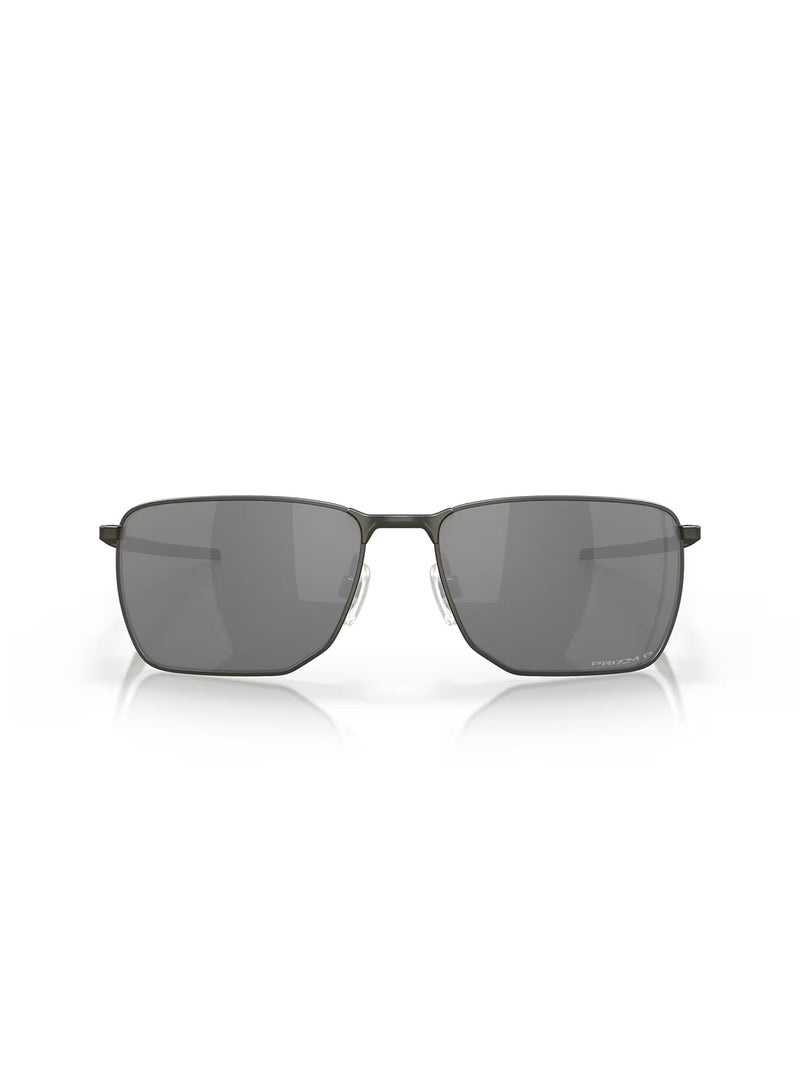 OAKLEY نظارة شمسية مستطيلة الشكل بمرآة للرجال - OO4142 0358 58 - مقاس العدسة: 58 ملم - Image 2