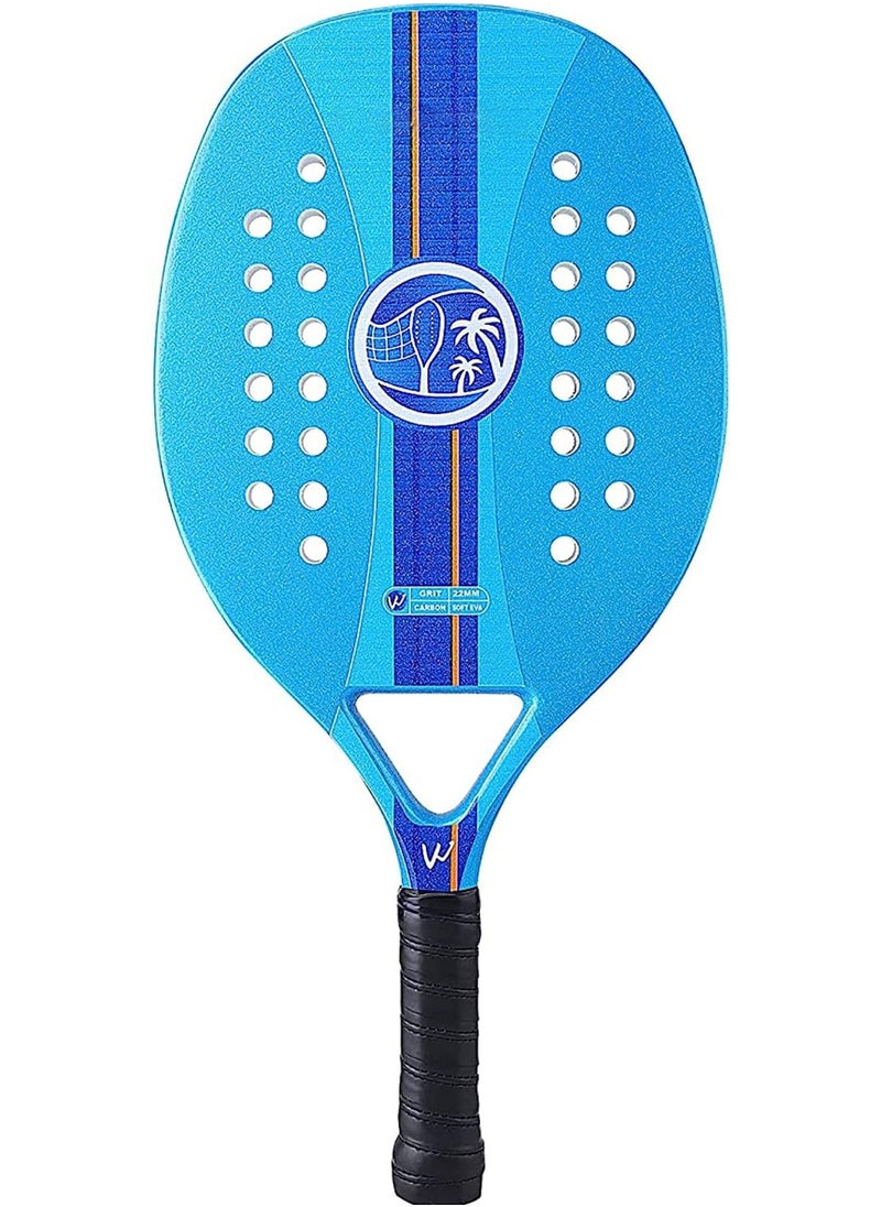 Beach Tennis Racket with Carbon Fiber Face and Memory Foam Primary