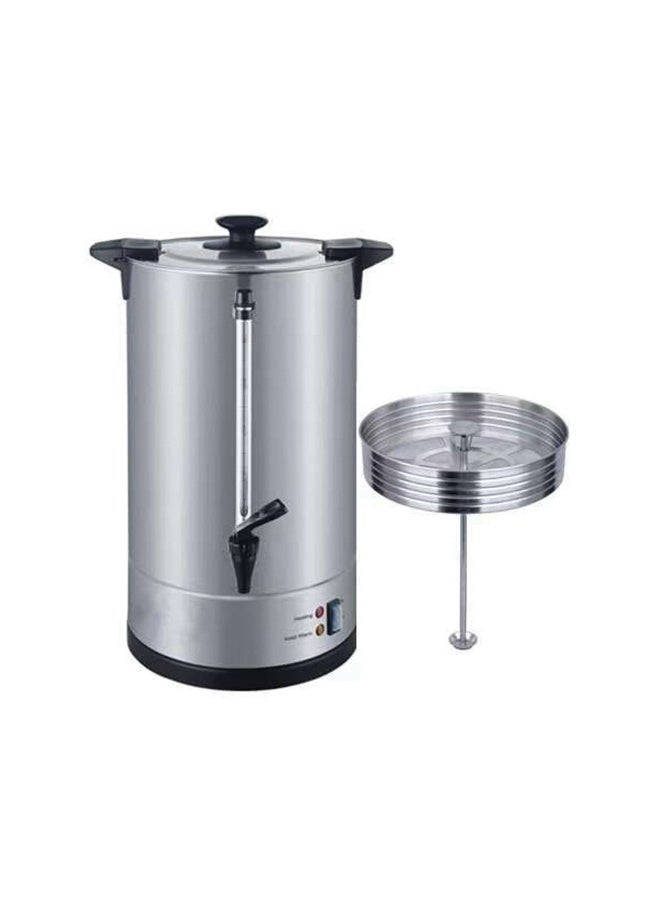 Restaurantware 110 Cup Coffee Urn, 1 Double Wall Hot Beverage Dispenser - Quick Brewing, For Home Or Commercial Use, Stainless Steel Coffee Dispenser, Equipped With Water Gauge and Safety Mechanism,  - Image 2