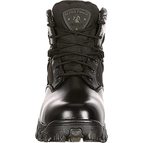 ROCKY Alpha Force Composite Toe Waterproof Public Service Boot, Black, Size 14(ME) - Image 4