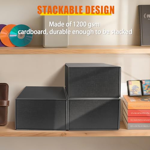 tutata Video Game Holder, Game Disc Storage Box Compatible with Nintendo Switch Game Holder, Organize up to 28 Cases - Black 1 Pack - Image 4