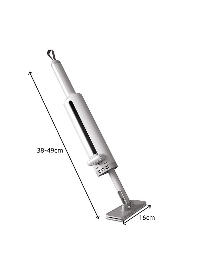 Household Mini Mop, Wall-Mounted Fiber Desktop and Floor Cleaning Mop, Portable Household Adjustable Flat Mop and Crevice Brushes, Hand Wash Free Mop are Used Desktops/Walls/Floors - Image 2