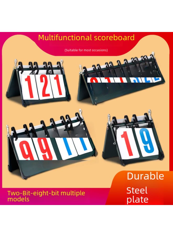 Scoreboard Billiards Scoreboard Basketball Scoreboard Flip Scoreboard Scoreboard Table Tennis Match Counting Board-Specifications:Three-digit Plastic Scoreboard Blue