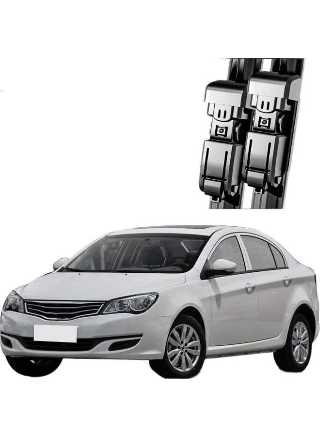 AOLIN Wiper Blades For Roewe 350 17-Present/Roewe 360 15-Present [Hook Interface] Hook-Type Wiper Blades/Wiper Refills Original Size A Grade Rubber - Image 2