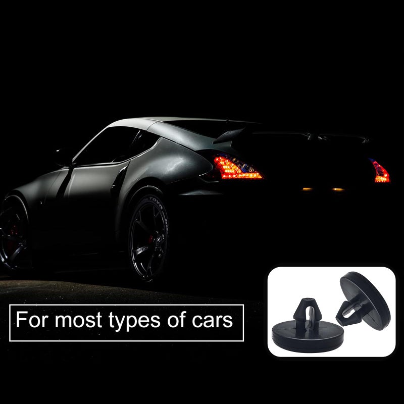 Ajxn 4 PCS Brake Pedal Pad and Light Switch Stopper - Black - Image 5
