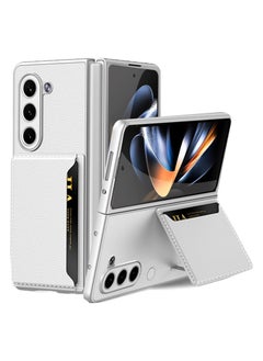 General Luxury PU Leather Case for Samsung Galaxy Z Fold 5 5G - Shockproof Wallet Card Slot Cover with Kickstand  - Image 1