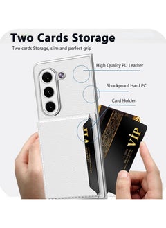 General Luxury PU Leather Case for Samsung Galaxy Z Fold 5 5G - Shockproof Wallet Card Slot Cover with Kickstand  - Image 2
