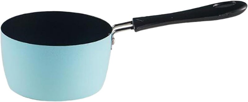 Milk Pan Stainless Steel Saucepan Cooking Pot All Stove Anti Scald Handle Polished Easy Clean Suitable for Restaurant Teahouse, Blue - Image 4