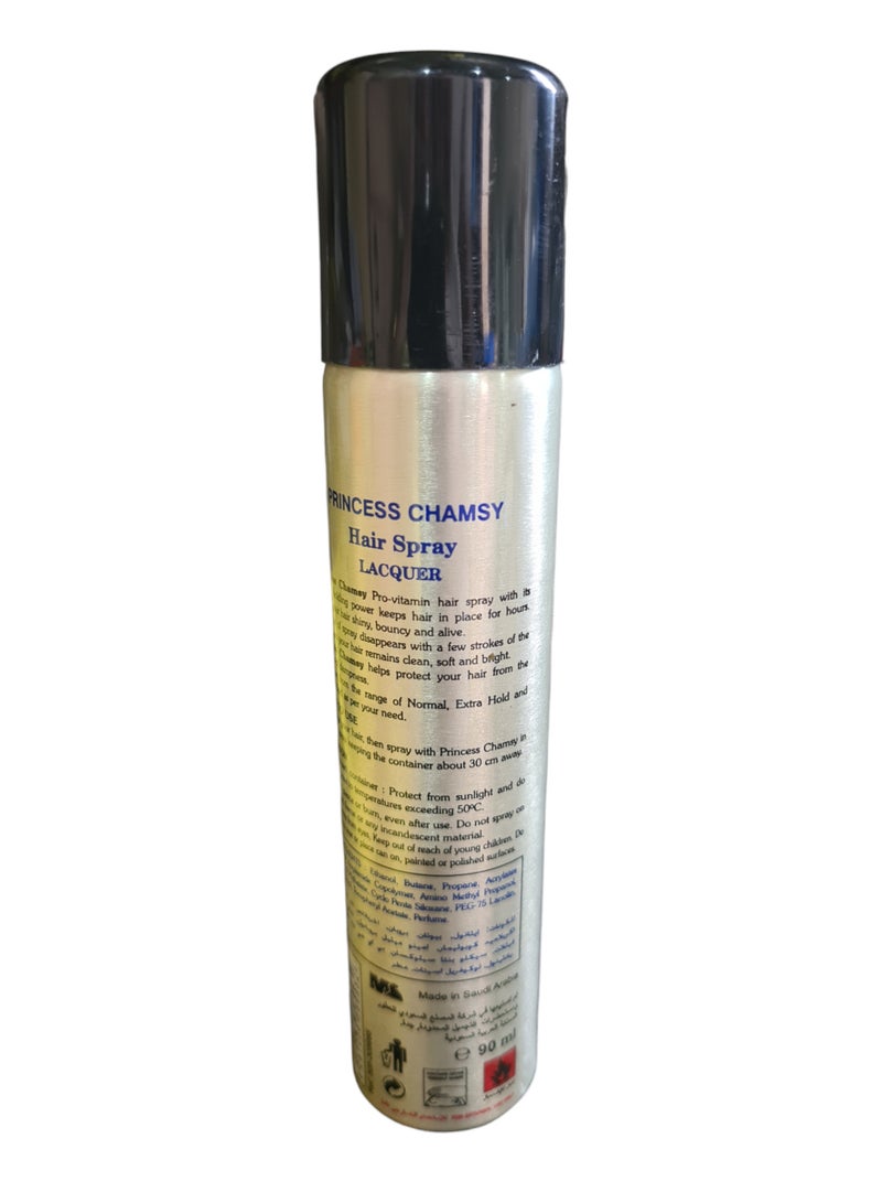برينسس شامسي 4 قطع من بخاخ الشعر إكسترا هولد 90 مل للكل - Image 3