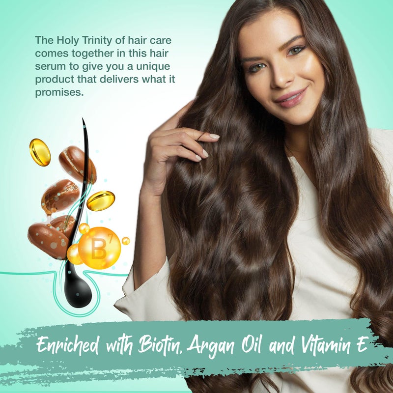 HerStyler Serum for Hair Growth with Biotin and Vitamin B Complex, Non-Sticky, Non-Greasy, For All Hair Types, Unscented, 2 fl oz - Image 3