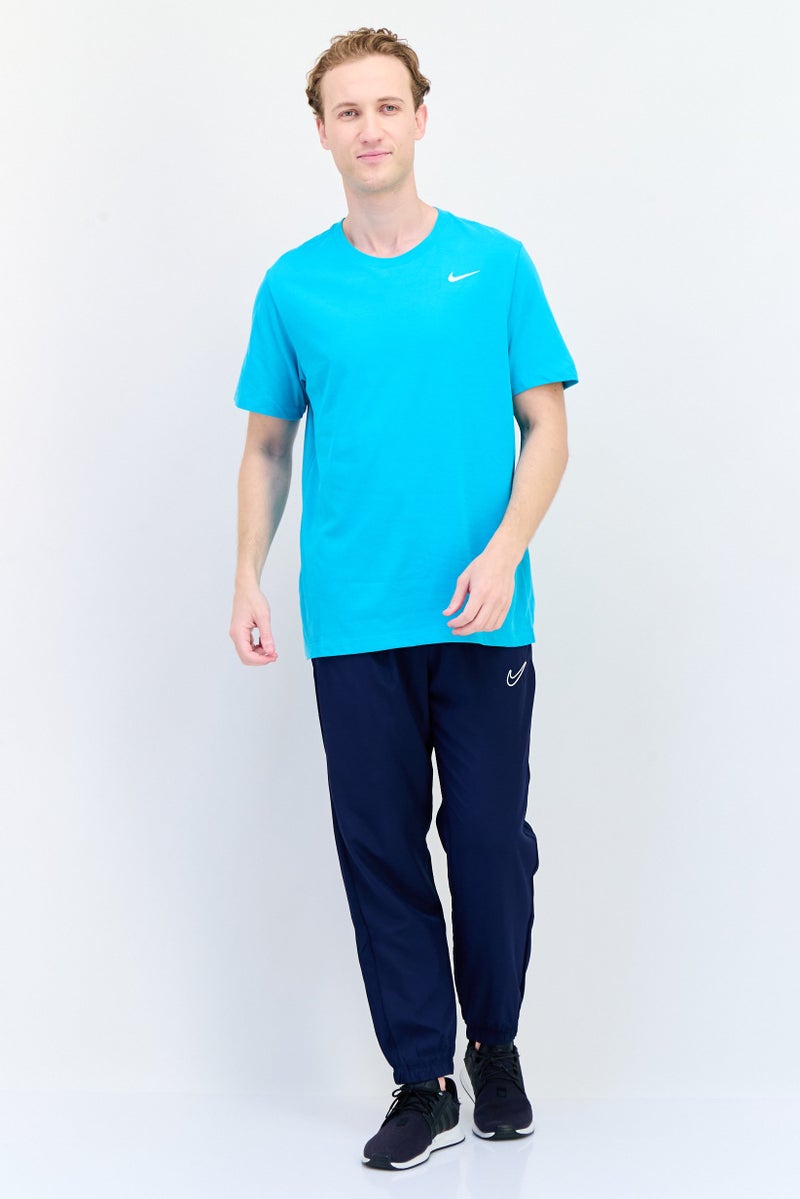 Nike تي شيرت رياضي للرجال بأكمام قصيرة مناسب للخارج، تركواز - Image 4