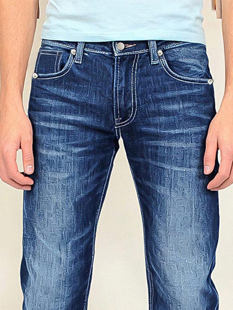 Flamingals Butt Lifting Bootcut Jeans Stretchy Casual Fall Winter Trendy Flare Leg Jeans for Women Sapphire Blue M - Image 4