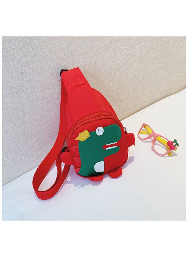 حقيبة كارتون للأطفال ديناصور للأطفال حقيبة صدر للرجال لطيف فتاة على ظهره صبي طفل حقيبة قطري بالجملة-اللون: أسود - Image 5