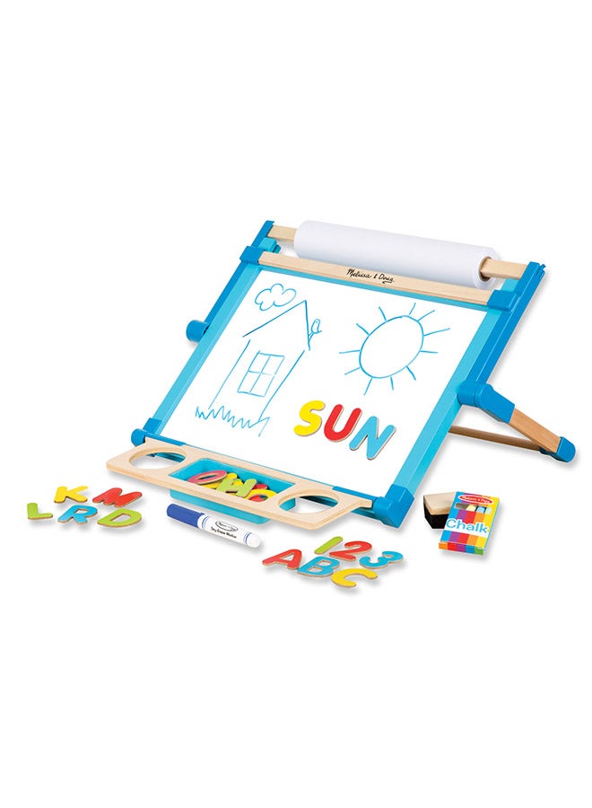 Melissa & Doug Deluxe Letters and Numbers Wooden Stamp Set ABCs 123s With Activity Book, 4-Color Stamp Pad ABC Stamps, Kids Arts  And Crafts, Letter Stamps, Number Stamps For Kids Ages 4+  - Image 2