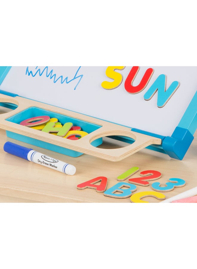Melissa & Doug Deluxe Letters and Numbers Wooden Stamp Set ABCs 123s With Activity Book, 4-Color Stamp Pad ABC Stamps, Kids Arts  And Crafts, Letter Stamps, Number Stamps For Kids Ages 4+  - Image 5