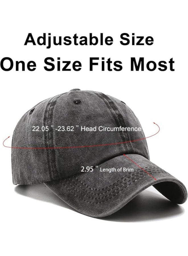 VIUAUAX Baseball Cap Golf Dad Hat Adjustable Original Classic Low Profile Cotton Hat Unconstructed Plain Cap Men Women - Image 2