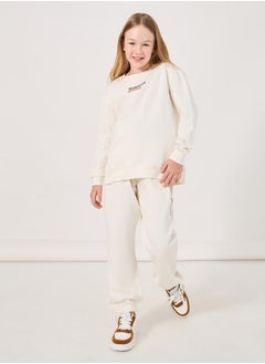 Styli Slogan Printed Round Neck Sweatshirt  - Image 2
