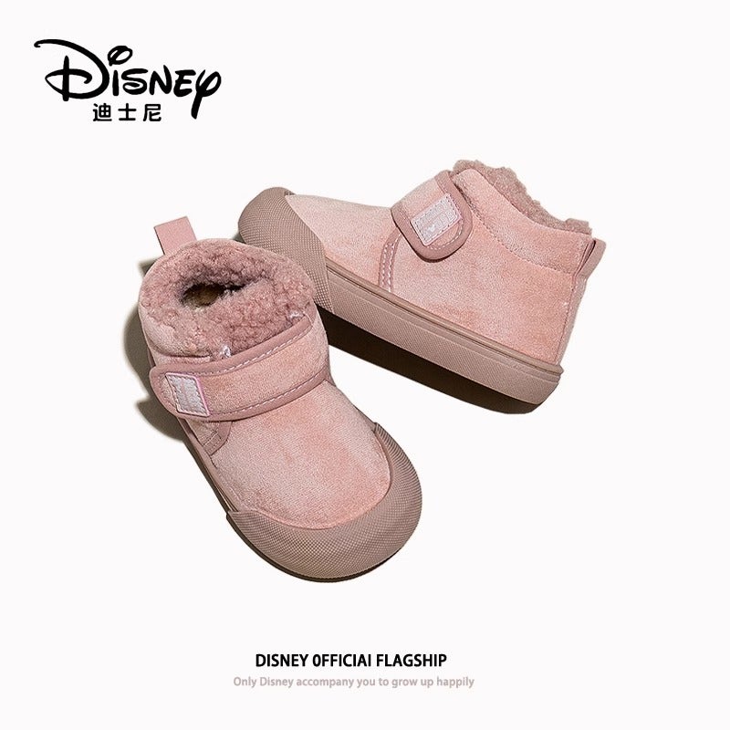 Disney Cotton Boots 2025 Winter Kidsren'S Anti-Ski Boots Boys And Girls Short Boots Fleece-Lined And Thickeneded Cotton Shoes - Image 4