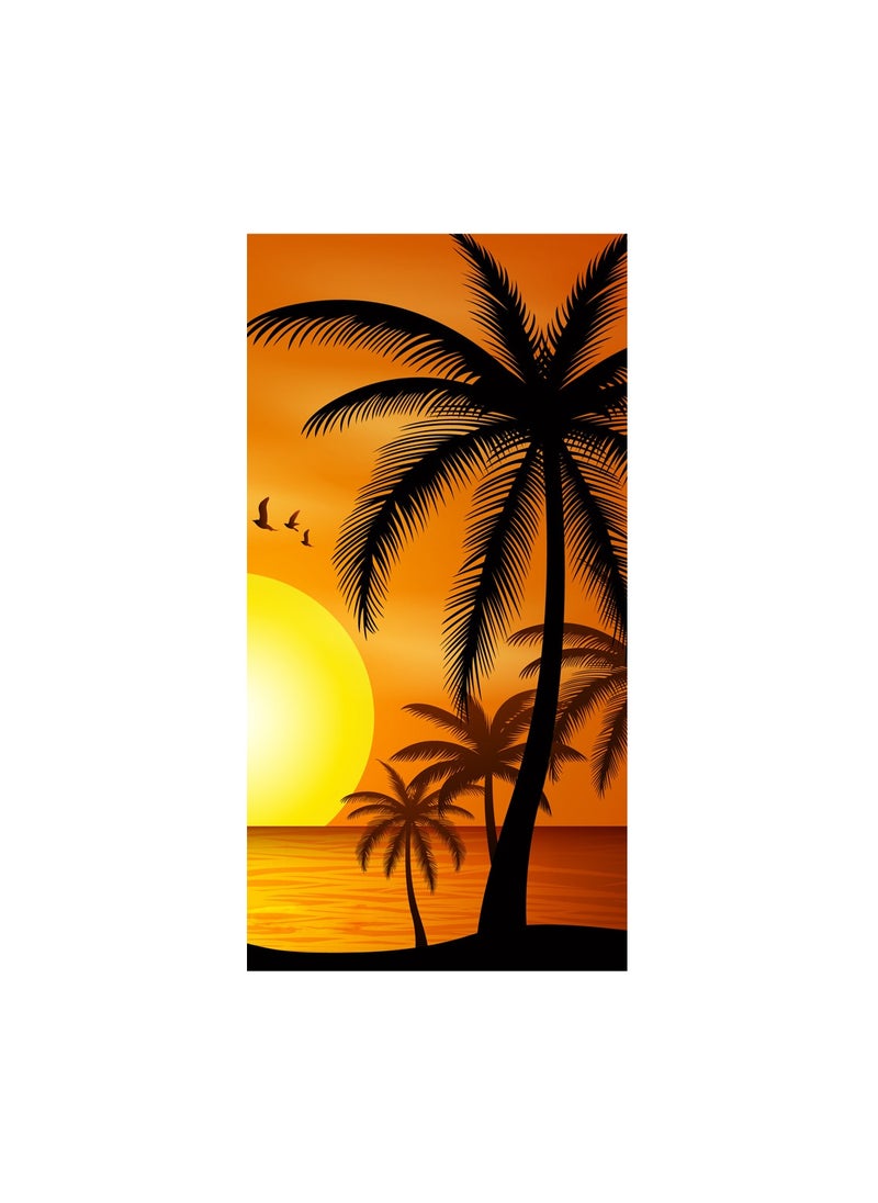 Beach Towel Set - Dolphin and Sunset Design, 100% Polyester, Quick-Dry, Lightweight, Soft and Absorbent, Sand-Free, Travel-Friendly, Pool, Beach, and Outdoor Use, (Pack of 2, 142 x 68 cm) - pzsku/Z43BCBCE0D8E7A5D0B5B6Z/45/_/1734782381/f18d7a54-a46c-4c92-91ee-70053cc644d0