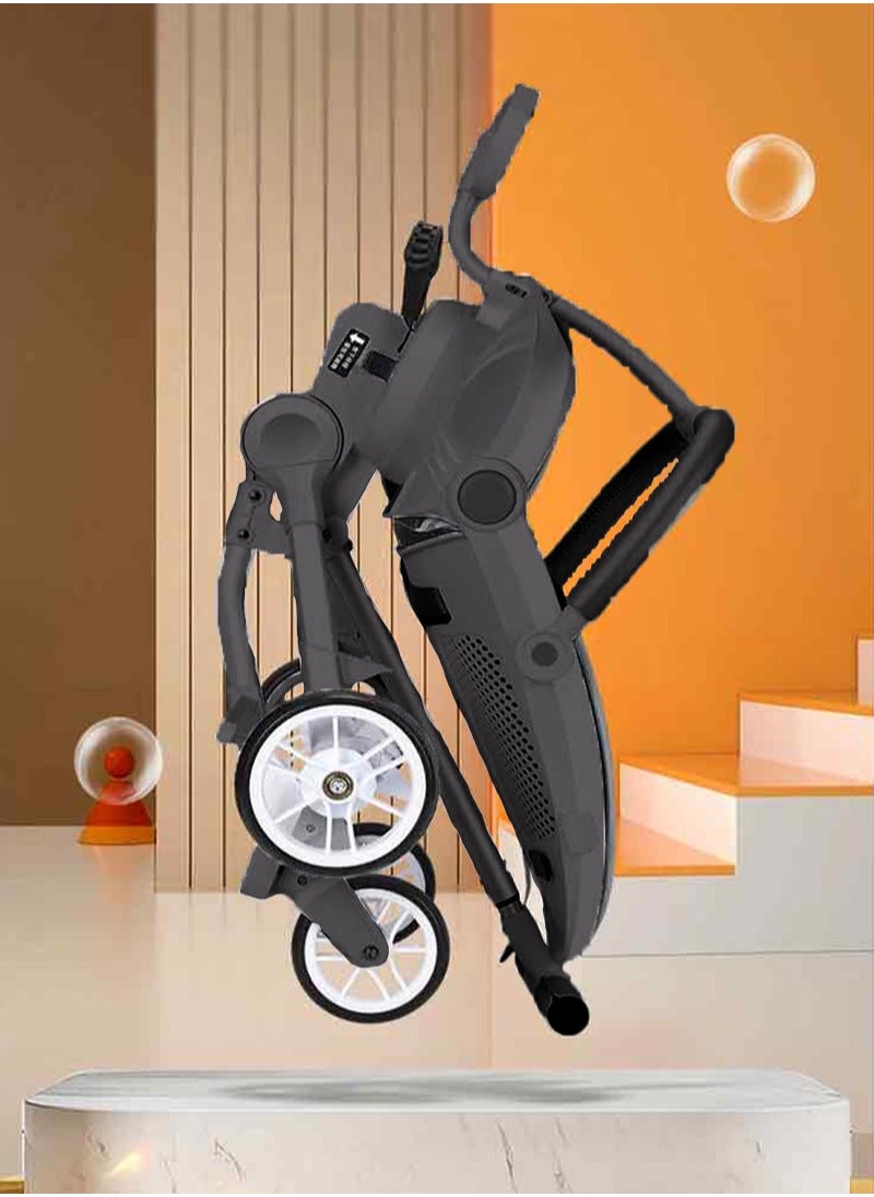MaBaby - One-button Folding Can Sit And Lie Flat Two-way Stroller - Image 1