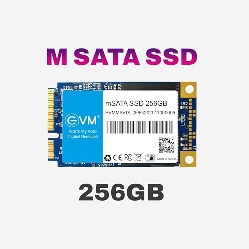 EVM 256GB mSATA Internal SSD | 3D NAND | Up to 520MB/s Read 500MB/s Write | Compact Laptop Upgrade Storage | 5 Year Warranty (EVMMS/256GB) - Image 2