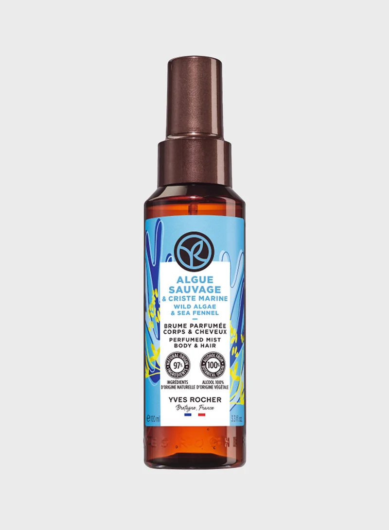 Yves Rocher Body And Hair Mist Wild Algae And Marine Criste 10