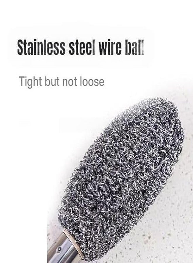 AKSHAR Long Handle Steel Wire Bottle Cleaning Brush for Narrow Neck Containers, Bottle, Vase, Glassware - Multipurpose Household Cleaning Brush for Sink, Kitchen, Toilet, Bathroom & Utensils (1) - Image 5