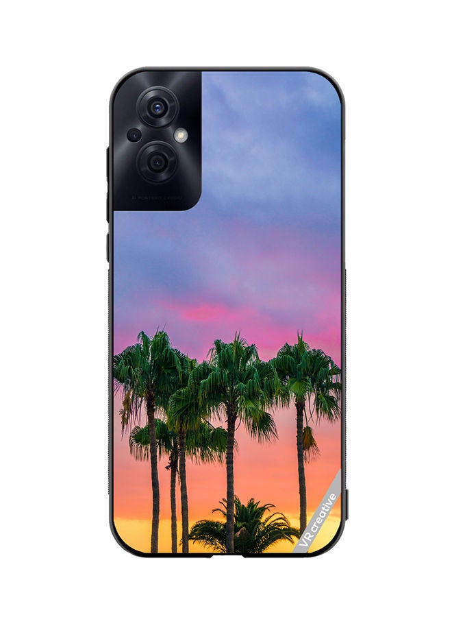 VR CREATIVE Protective Case Cover For Oppo Reno8 Z Summer Eve Design Multicolour - Image 1
