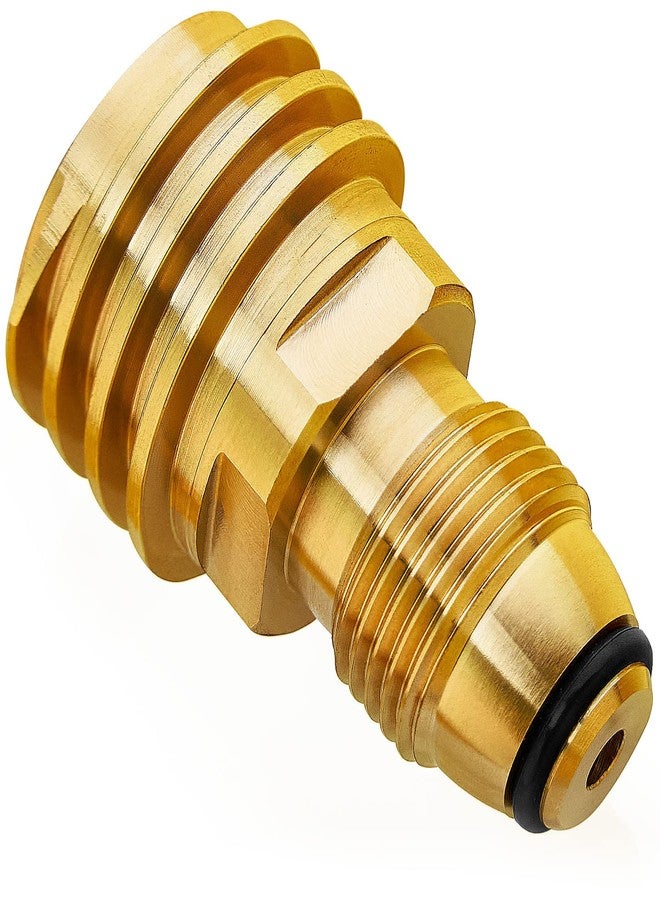 CALPOSE POL to QCC1 Propane Adapter, Old to New, Propane Tank Adapter Converts POL LP Tank Service Valve to QCC1/Type1 Hose or Regulator - Image 1
