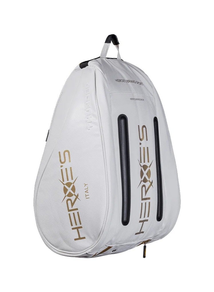 HEROES - PADEL BAG - THUNDER ATLAS PADEL BAG - CREAM - GOLD - Image 1
