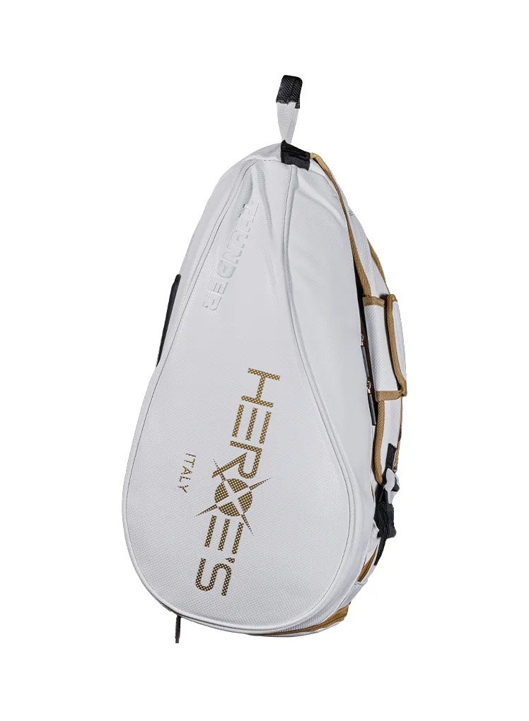 HEROES - PADEL BAG - THUNDER ATLAS PADEL BAG - CREAM - GOLD - Image 2