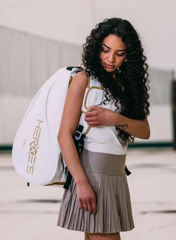 HEROES - PADEL BAG - THUNDER ATLAS PADEL BAG - CREAM - GOLD - Image 4