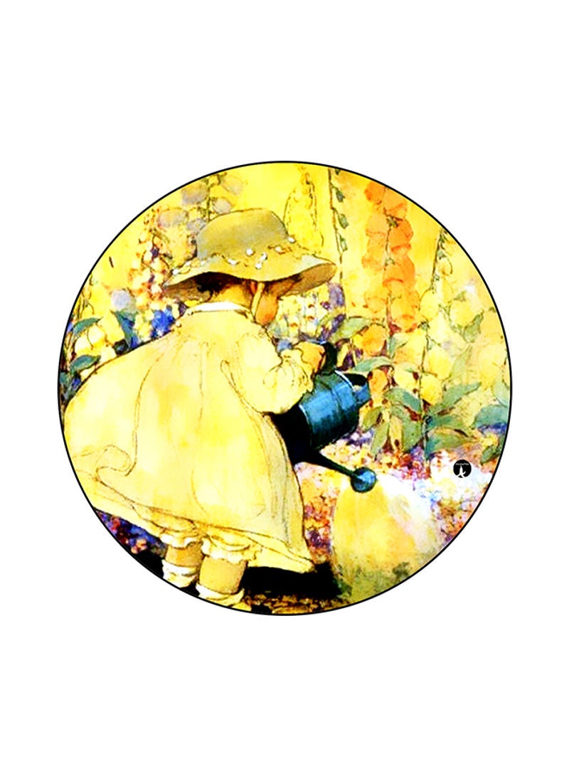 RKN Vintage Art Mouse Pad Yellow