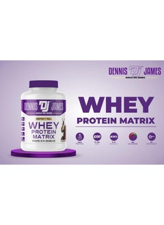 DENNIS JAMES Signature Series Whey Protein Matrix 5lbs - Advanced Muscle Building Formula (Chocolate Fudge)  - Image 4