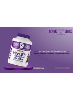 DENNIS JAMES Signature Series Whey Protein Matrix 5lbs - Advanced Muscle Building Formula (Chocolate Fudge)  - Image 5