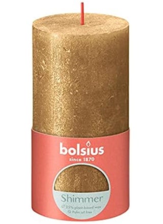 Shimmer Pillar Candle Gold - pzsku/Z43BD3519974F66B9B522Z/45/_/1713715612/be72decf-a54d-419b-8071-475869c28ef8