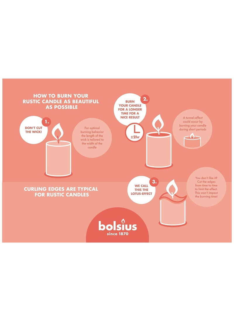 BOLSIUS - Shimmer Pillar Candle Gold - Image 1