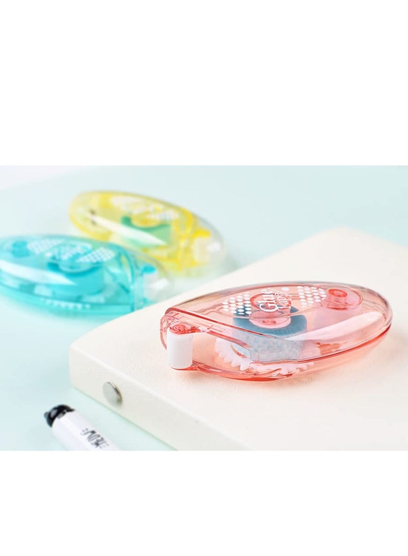 Bukela Double Sided Adhesive Scrapbook Runner Tape Roller Permanent Adhesive Dots Roller Applicator, for Cards and Giftwrap, Acid-Free and Archival Safe Scrapbooking Tape (Random Color) - Image 5