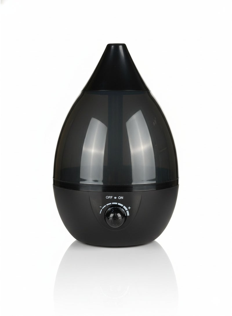 دوما فواحة بخار وجهاز مرطب هواء وناشر عطر كهربائي (اسود 3 لتر) - Image 1