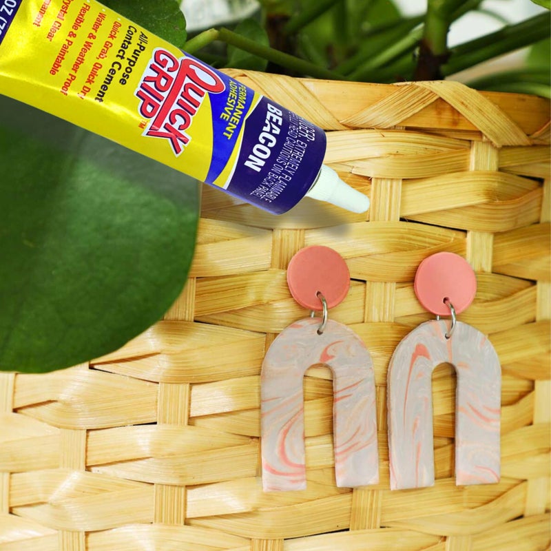 Beacon لاصق بيكون كويك جريب الدائم - لاصق سريع الجفاف، شفاف كريستالي ومقاوم للعوامل الجوية للسيراميك، الخشب، وأكثر، 2 أونصة - Image 3