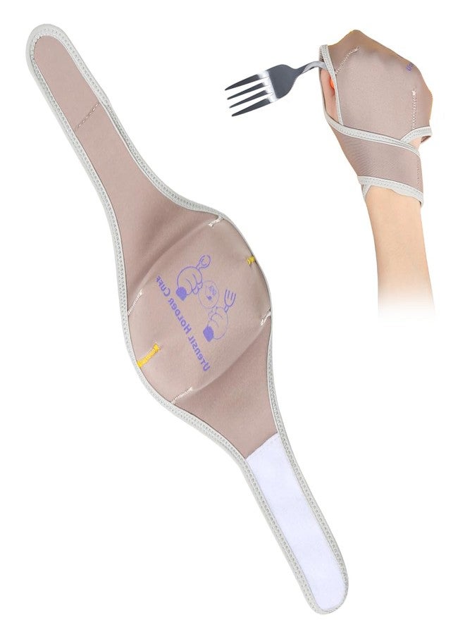 EHUSPU Universal Elastic Utensil Holder Cuff,Hand Strap for Holding Adaptive Utensils,Suitable for Elderly, Parkinson's,Arthritis,Weak Grip or Limited Mobility People (Pack of 1 Count) - Image 1