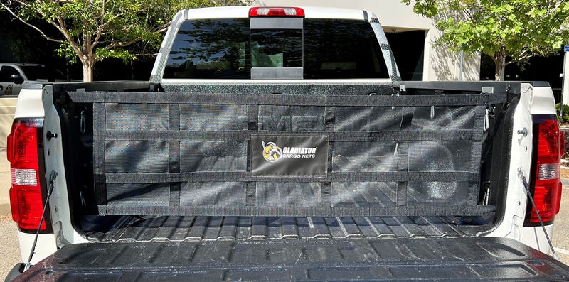 Gladiator Tailgate Net Cargo Black Metal Hook PolyesterNylon 54 x 175 Truck SUV Van