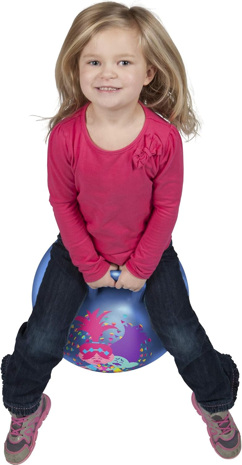 Hedstrom Trolls Hopper Ball, Hop Ball for Kids, 15 Inch, Trolls 2, Model:55-97201 - Image 2
