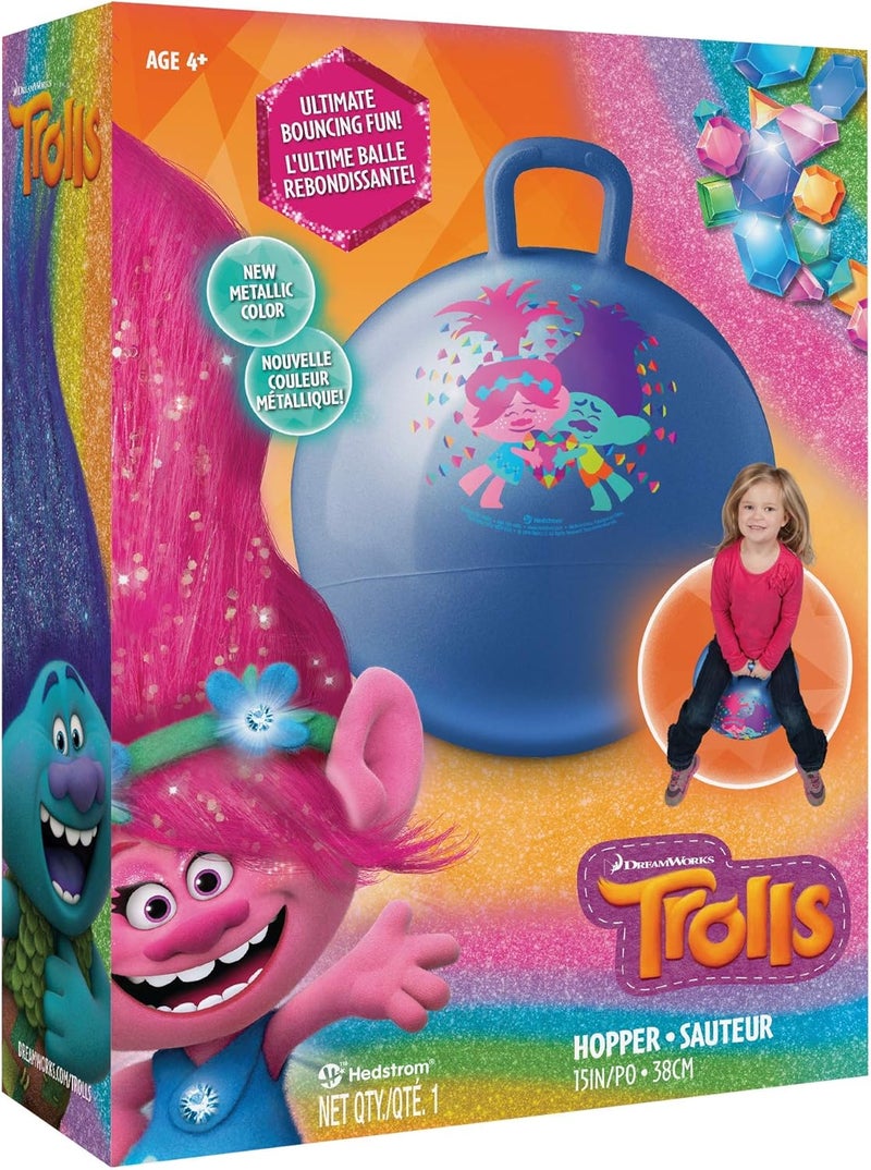Hedstrom Trolls Hopper Ball, Hop Ball for Kids, 15 Inch, Trolls 2, Model:55-97201 - Image 3
