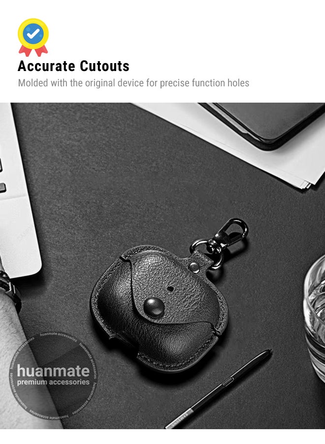 huanmate Apple AirPods 4 Shockproof Protection Case Cover - Black - Lightweight, Stylish Design, Accurate Cut-outs - Easy to Install & Remove - Durable Shield for Your Apple AirPods 4  - Image 5