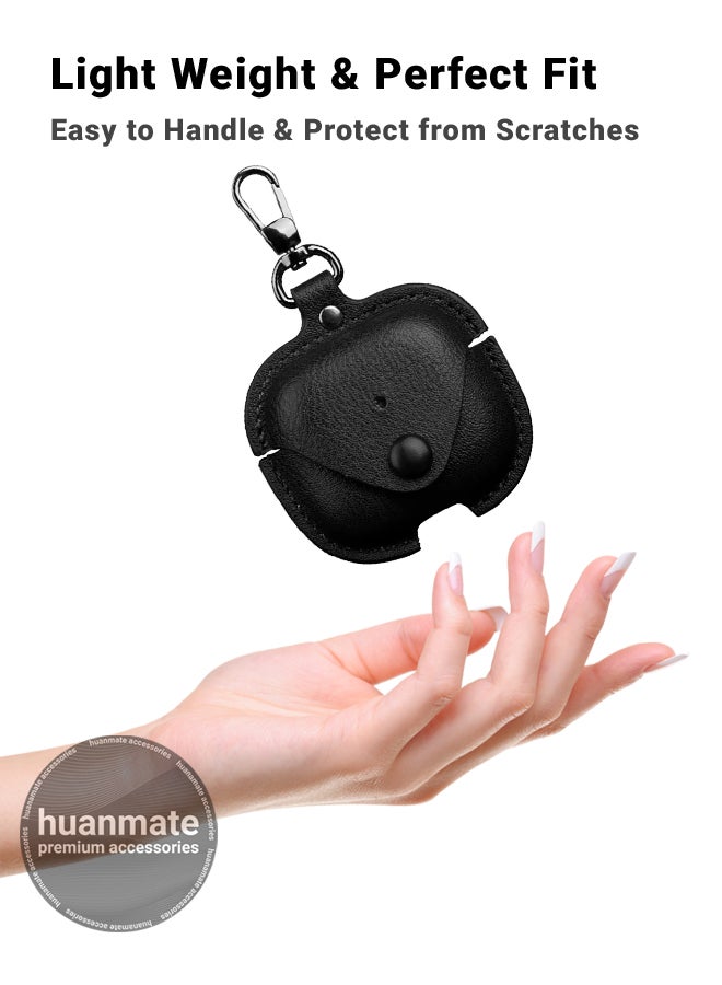 huanmate Apple AirPods 4 Shockproof Protection Case Cover - Black - Lightweight, Stylish Design, Accurate Cut-outs - Easy to Install & Remove - Durable Shield for Your Apple AirPods 4  - Image 3