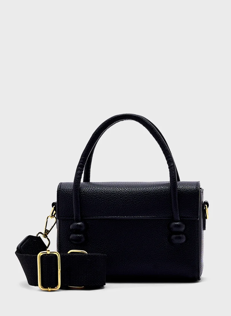 ELLA Minimalistic Satchel Bag With Wide Long Strap