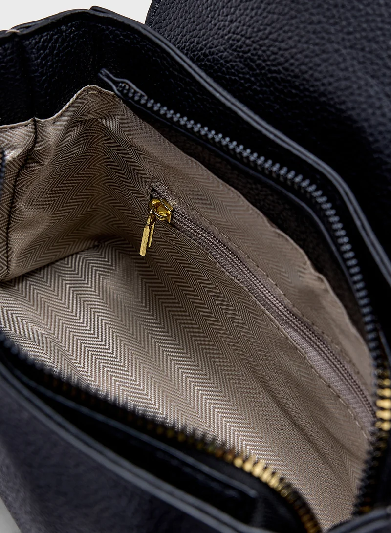 ELLA Minimalistic Satchel Bag With Wide Long Strap